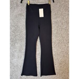 Halara Play It My Way Flare Leggings Black XS Petite High Waisted Yoga Pant NWT!